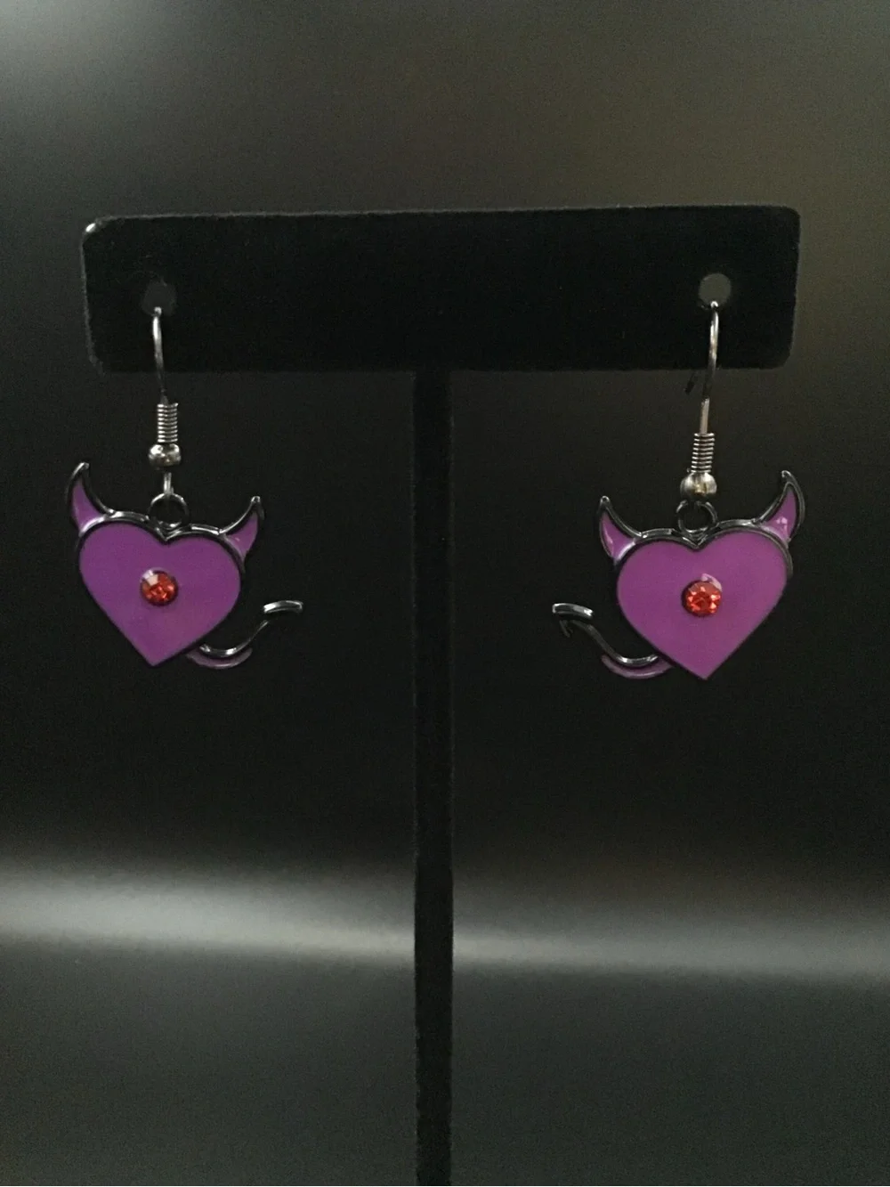 Devil Heart Earrings